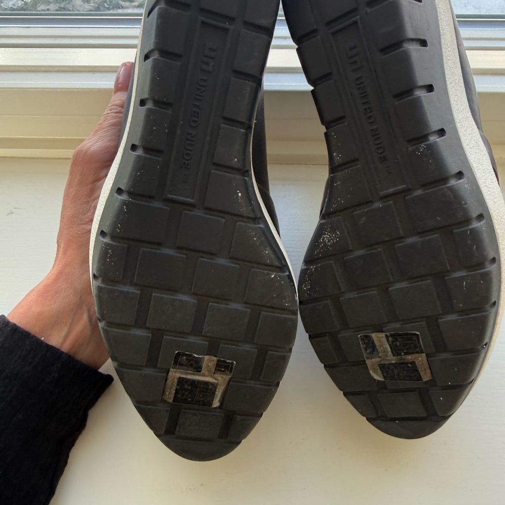 United Nude Black and White Wedge Shoes - Picture 6 of 6